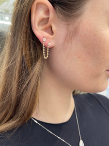 Nikki K Diamond Ear Chain 2