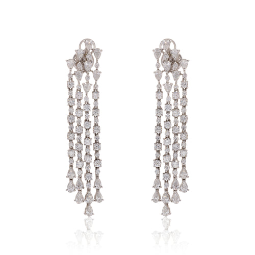 Diamond Chandelier Earrings