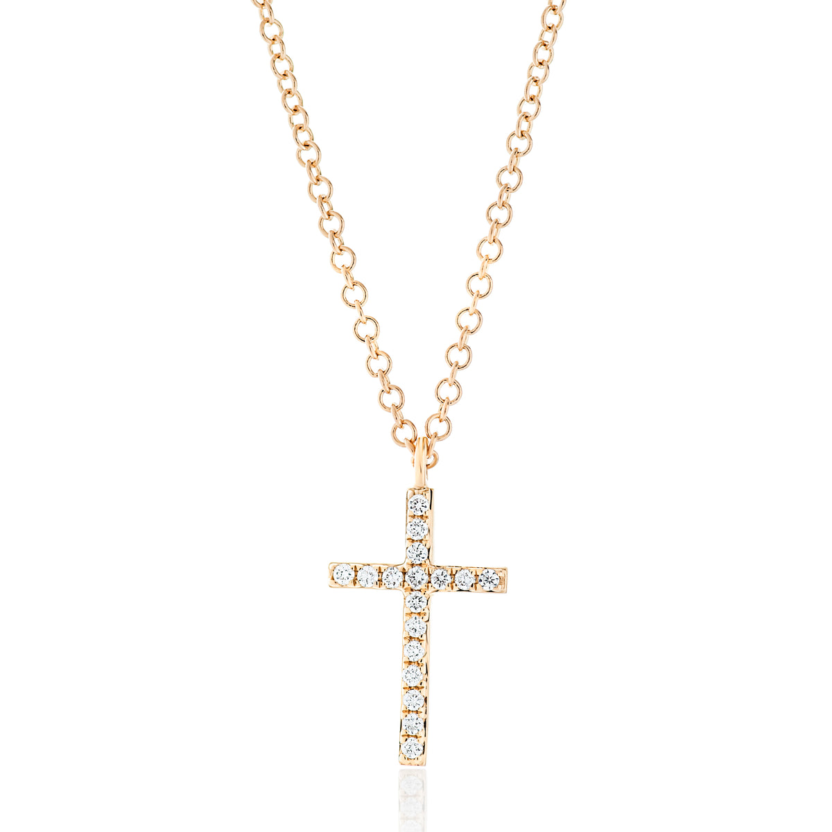 Itty Bitty Diamond Cross Pendant – Nicole Rose Fine Jewelry