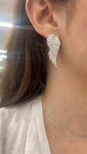 Load image into Gallery viewer, Diamond Angel Wing Earrings 2