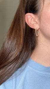 The Danielle Diamond Hoop Earrings Size 4-25mm - 02