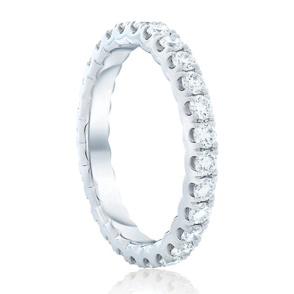 Split Prong "U" Style Diamond Eternity Band 2