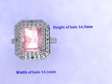 Load image into Gallery viewer, Small Diamond and Mother of Pearl Heart Pendant - Measurements three