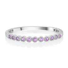 Load image into Gallery viewer, Dainty 1 Pink Sapphire Band