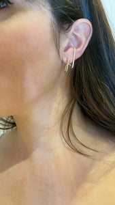 Diamond Hook Earrings 2