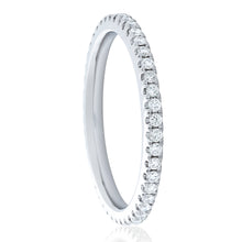 Load image into Gallery viewer, Petite Split Prong Diamond Eternity Band 2