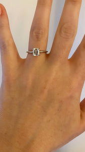 Emerald Cut Engagement Ring 4