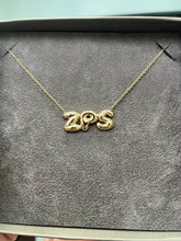 Load image into Gallery viewer, Large Bubble Name Necklace - Zps