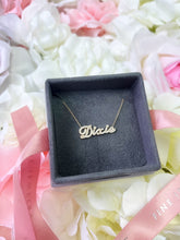 Load image into Gallery viewer, Diamond Name Necklace - Dixie